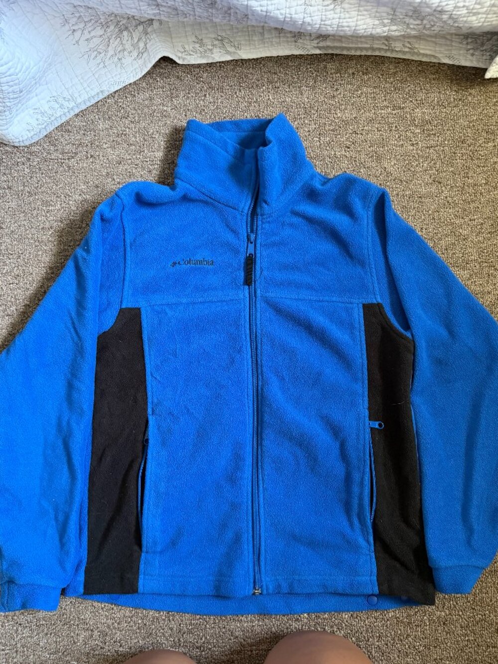 Kids Columbia Fleece Full Zip Size 14/16 Excellent Condition